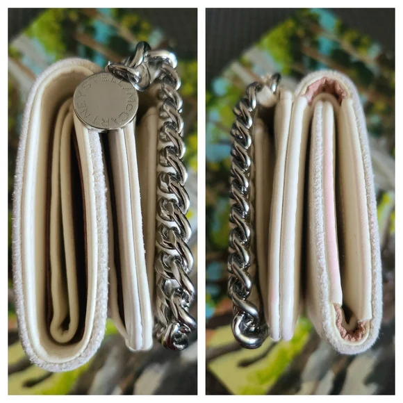 🤍🩶EUC Stella McCartney Trifold Falabella Mini Card Holder Wallet🩶🤍 - Picture 11 of 13